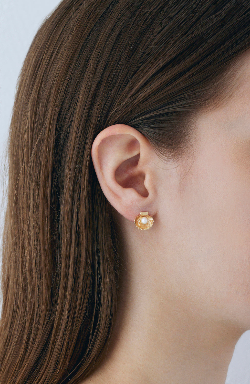 Shell Pearl Single Earring